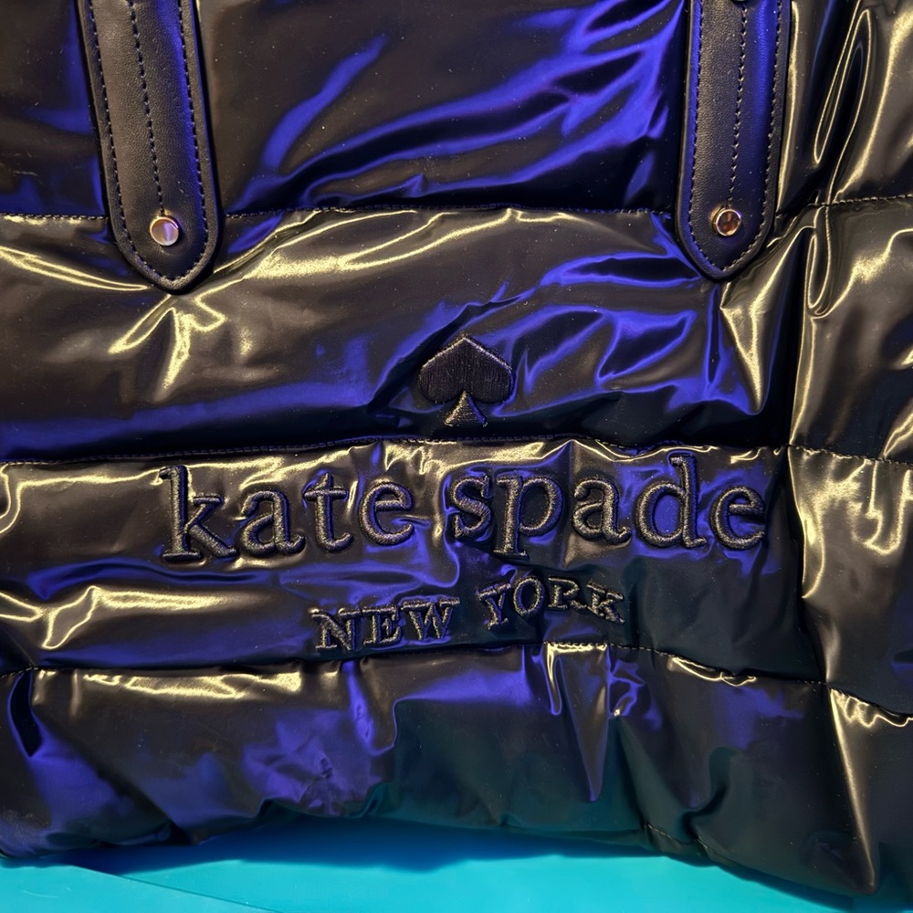 Kate Spade Shiny Black Tote